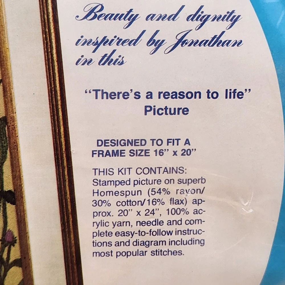 Jonathan Livingston Seagull Vintage Paragon Needlecraft Stitching Kit 0884 NOS